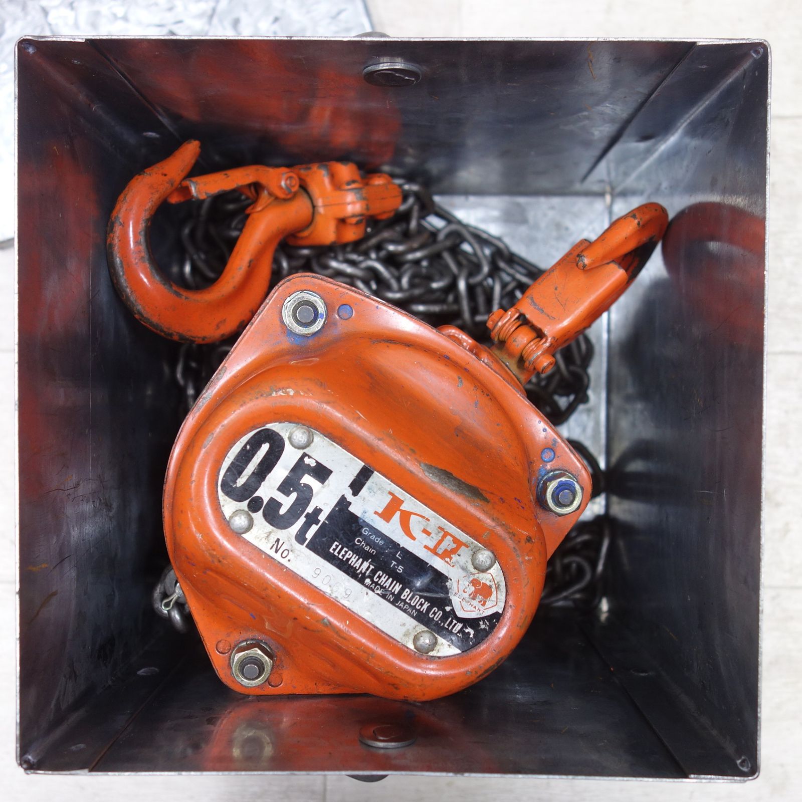 エレファント ELEPHANT チェーンブロック C-21 2t 動作確認済み 象印 エレファント チェーンブロック 2トン 2t 象印 エレファント