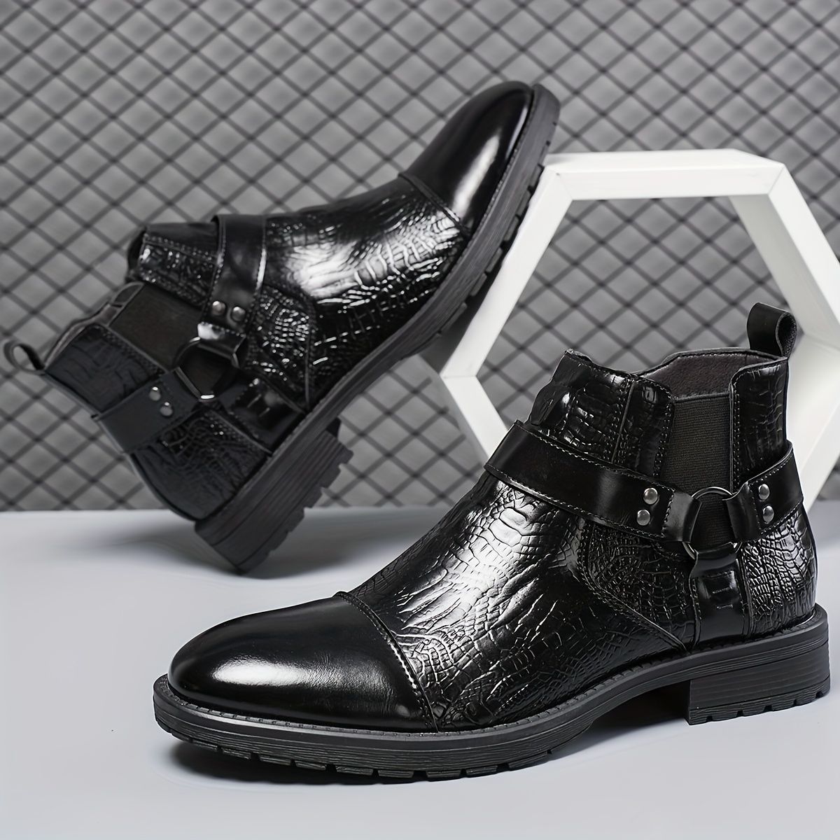 チェルシーブーツ メンズ ショートブーツ 大きいサイズ サイドジップ 大きいサイズ 革靴 カジュアル ハイカット 軽量 耐摩耗性 レザー ビジネス エンジニア ビジネスブーツ ブラック ダークブラウン