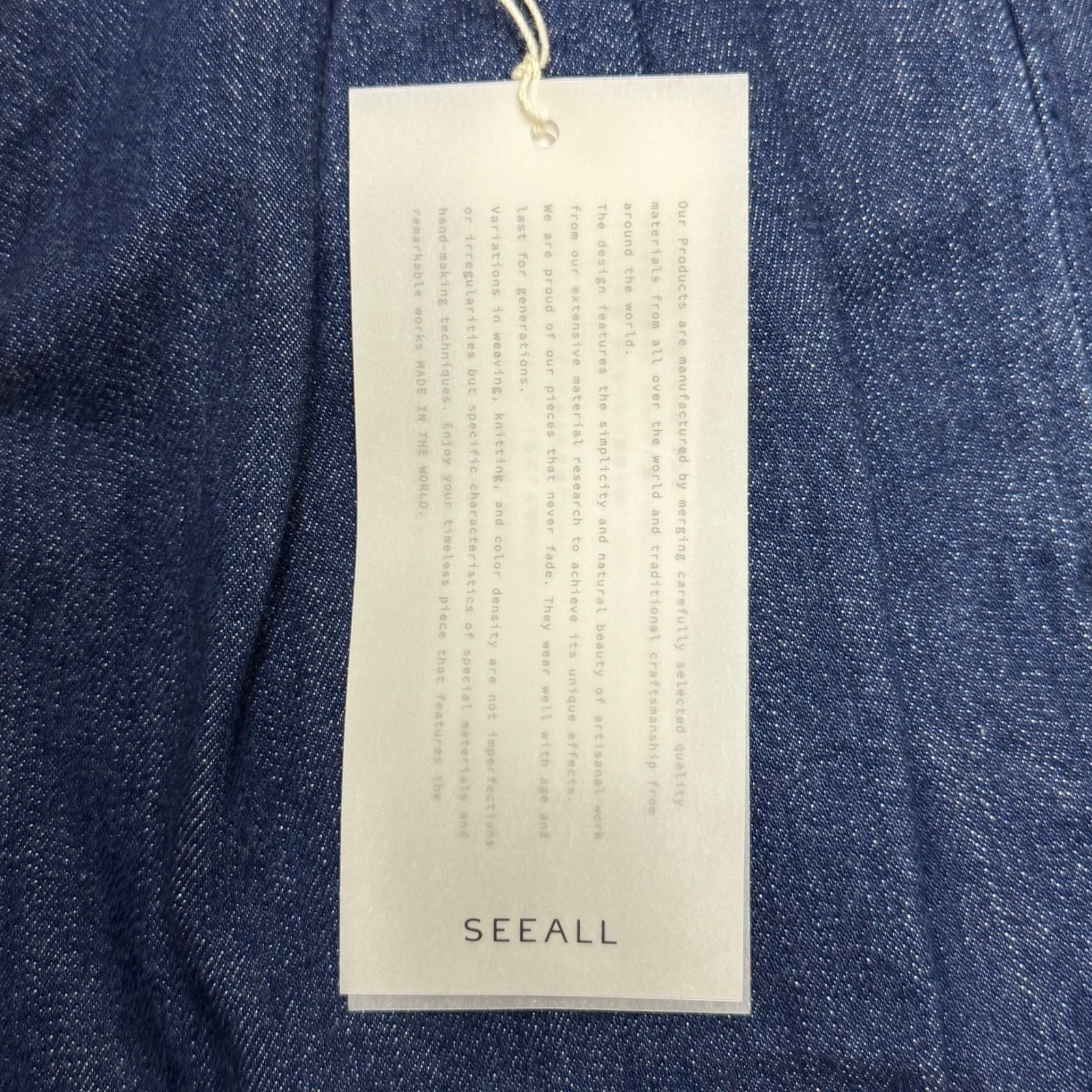 CIOTA SEEALL デニムパンツ SEEALL×CIOTA-88 PANTS [OFF WHT/MD GRY]