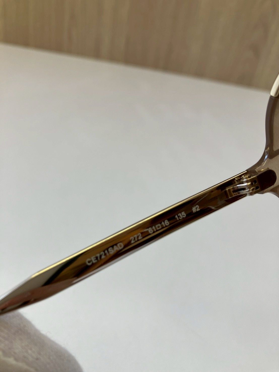 美品】 Chloeクロエ サングラス CE721SAD272 眼鏡メガネ 61