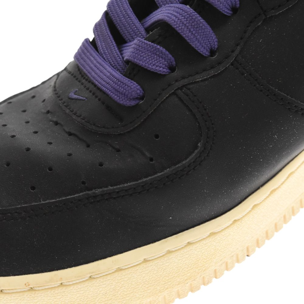 NIKE (ナイキ) AIR FORCE 1 HIGH '07 LV8 Black Court Purple Sail