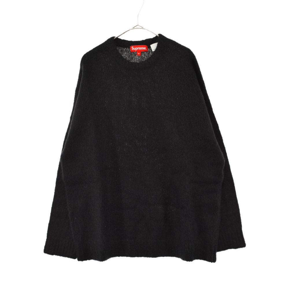 SUPREME (シュプリーム) 22AW Mohair Sweater モヘアニットセーター ブラック - メルカリ