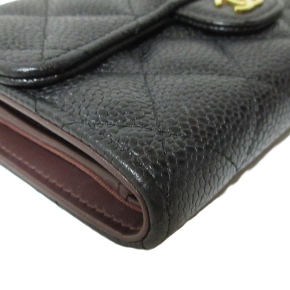 良品 CHANEL シャネル キャビアスキン マトラッセ クラシック