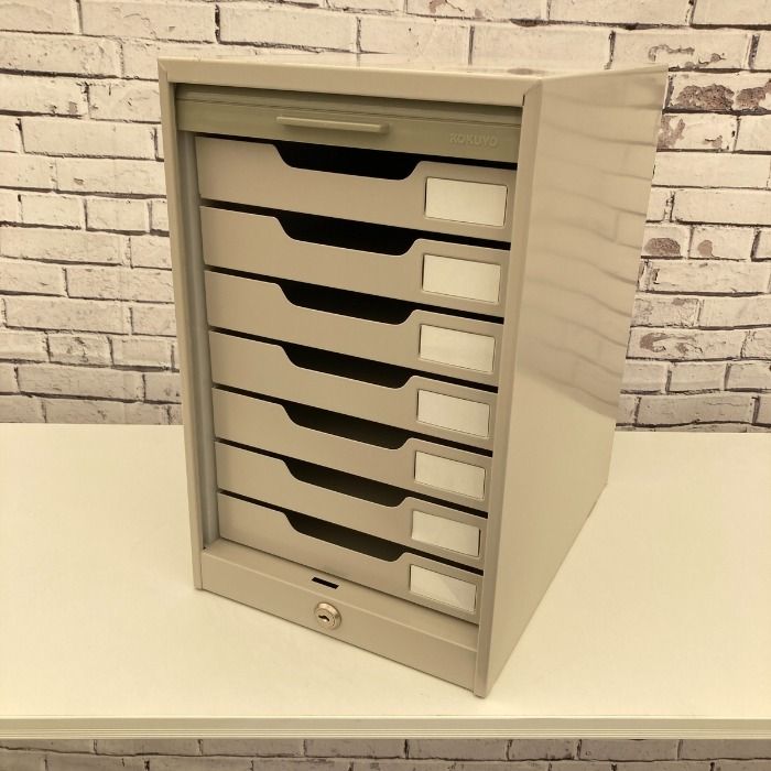 Naikiシャッターケース A4 7段 ライトグレー新品未使用 【公式通販】