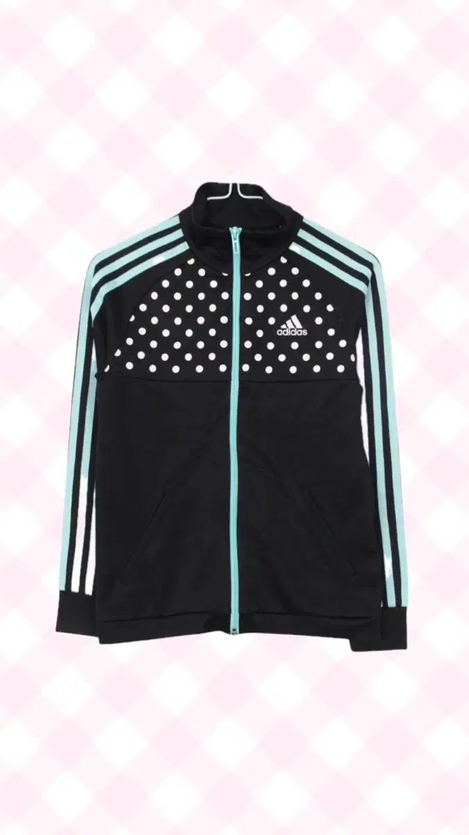 adidas ドット柄 ジップアップ トレーナー adidas ドット柄 ジップアップ トレーナー