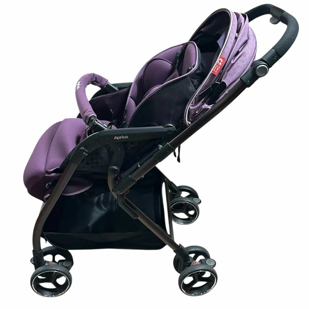 良品 1323 アップリカ オプティア プレミアム ベビーカー 新生児 パープル 良品 1323 アップリカ オプティア プレミアム ベビーカー 新生児