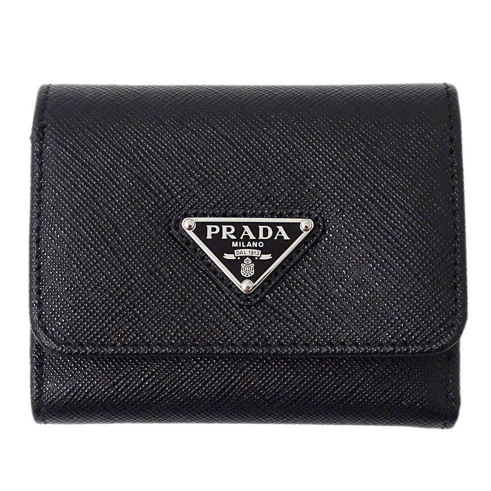 プラダ PRADA 財布 レディース メンズ ブランド 三つ折り財布