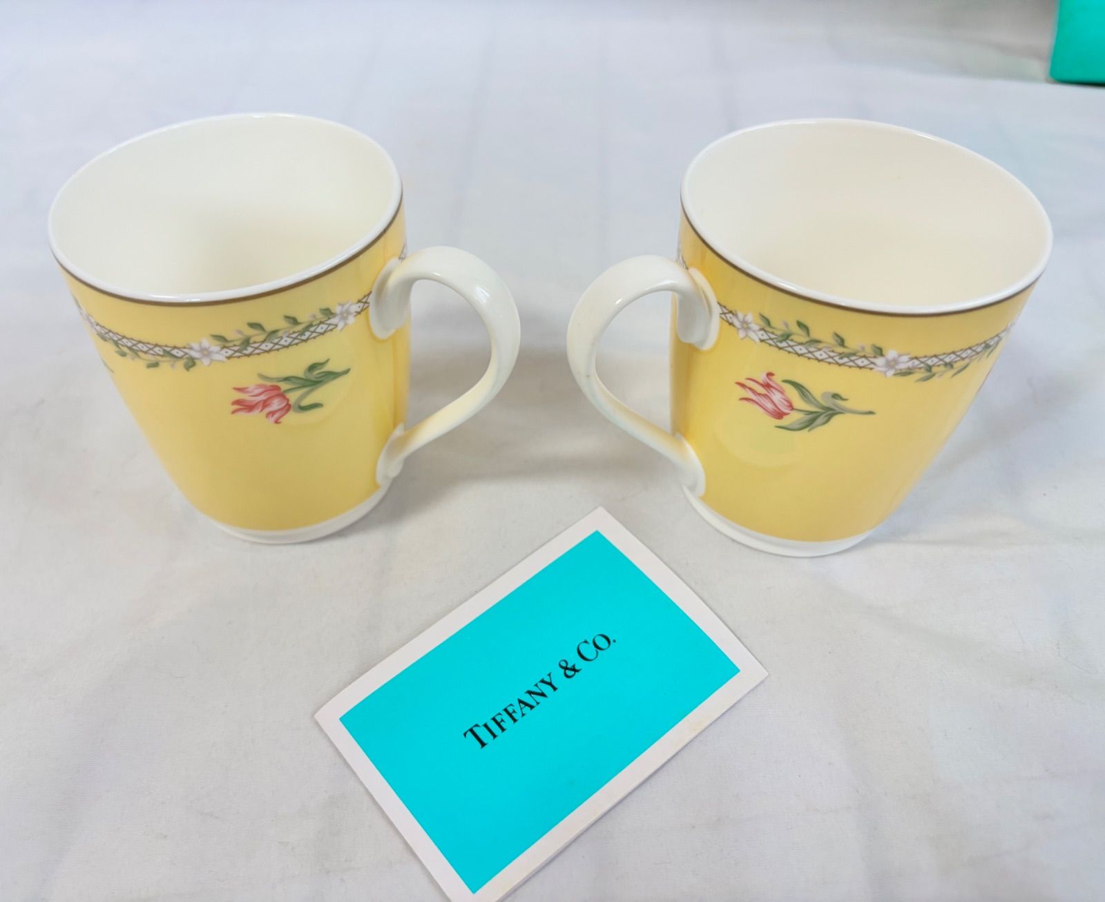 未使用 ティファニー ペアマグカップ