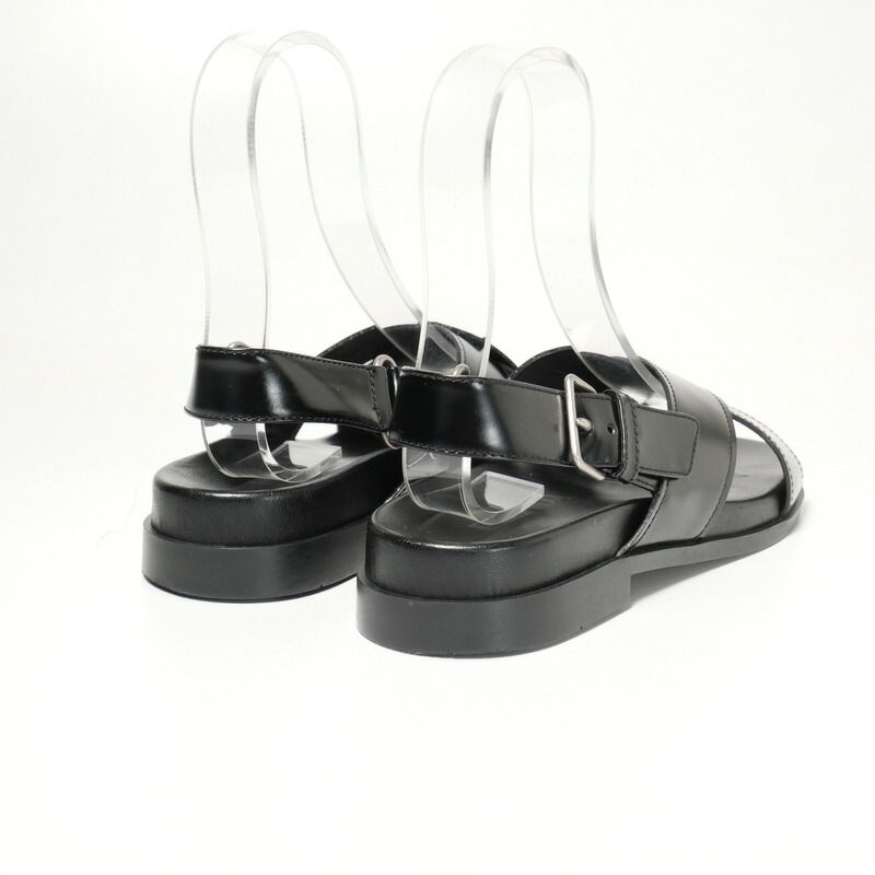 PRADA プラダ レザー フラットサンダル ストラップサンダル レディース  