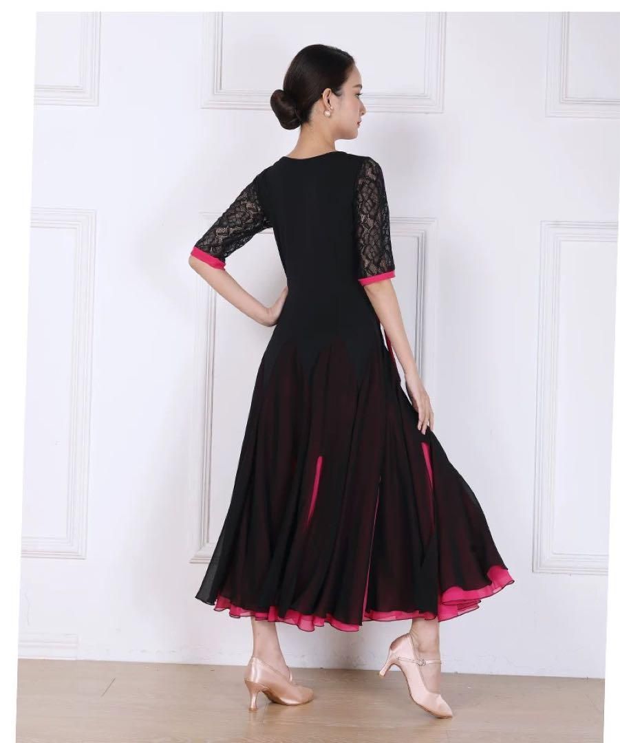 ♥ スタンダード練習着 ツートンカラーデザインのワンピース