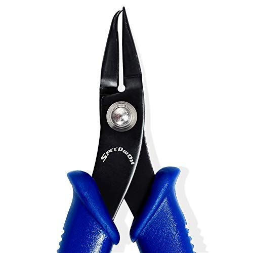 グレードアップ SPEEDWOX スプリットリングオープナー リングオープナー スプリットリングプライヤー 細い先端 先曲り フック交換 リング スプリット 付け替え 145mm ルアー 小型 精密作業 ホビ