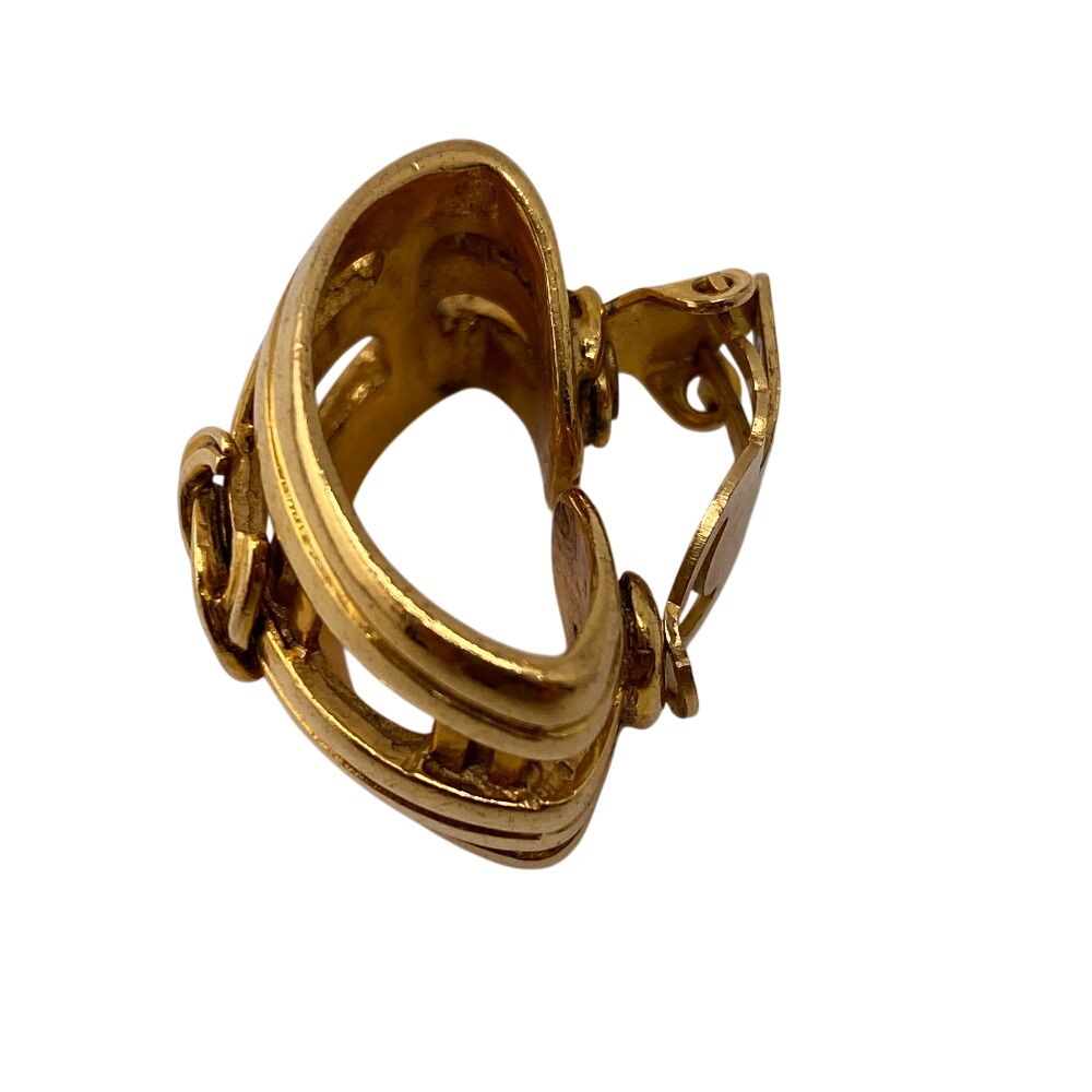 CHANELシャネル 96P ヴィンテージ ゴールド ココマーク イヤリング