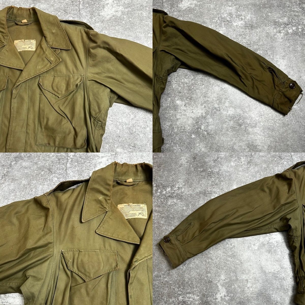 40's WW2 U.S.ARMY M-1943 FIELD JACKET M-43 フィールドジャケット