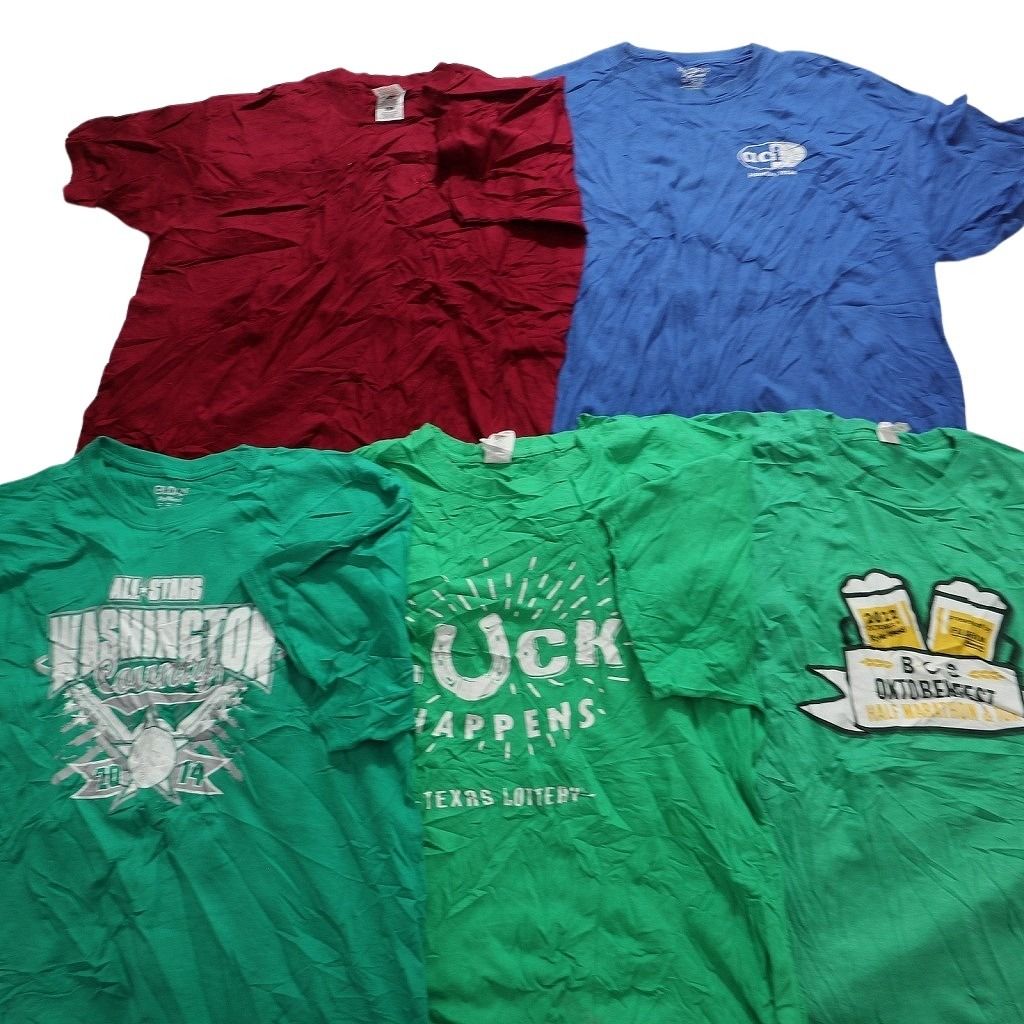 古着卸 まとめ売り カラーmix プリント 半袖Tシャツ 20枚セット