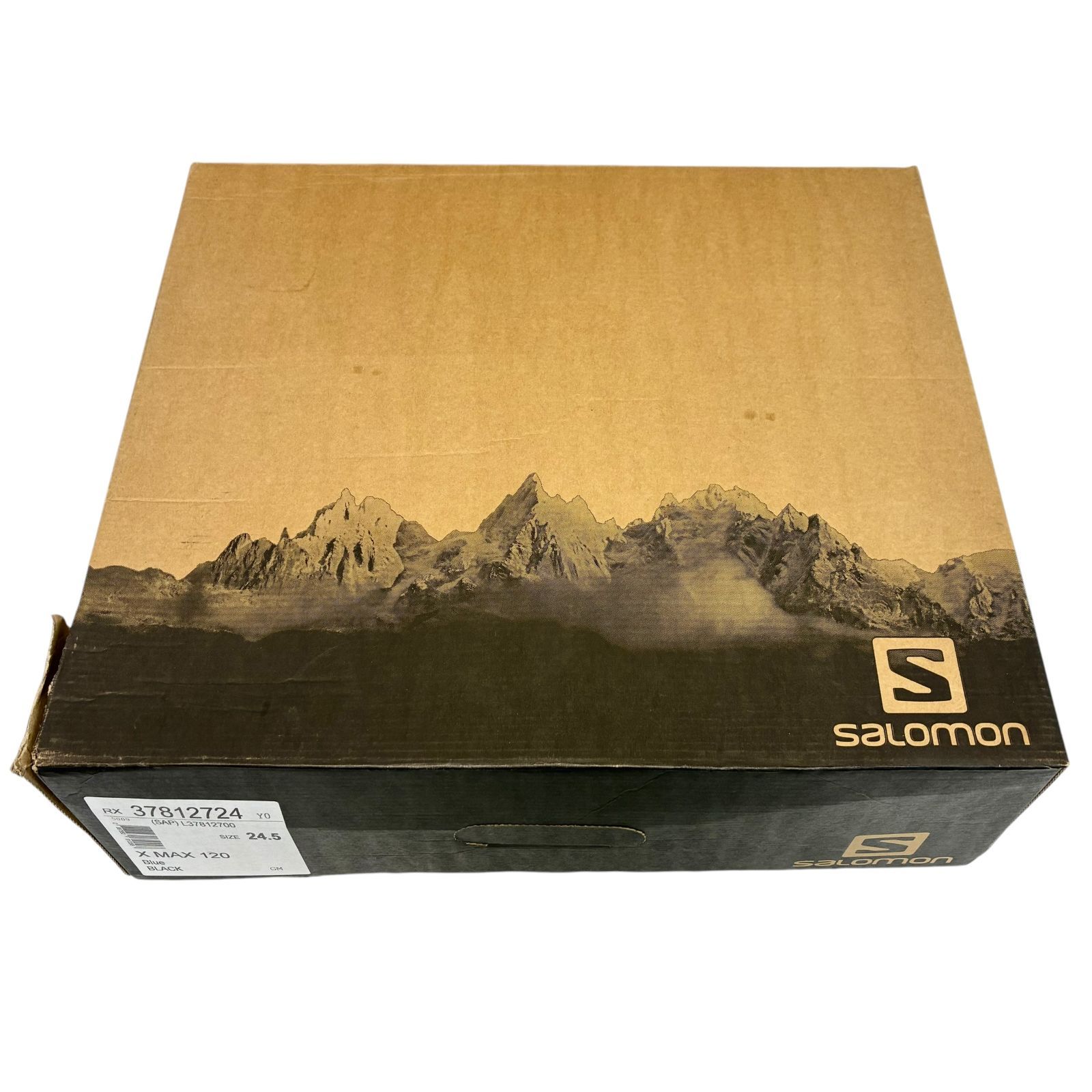 サロモン スキーブーツ 24.5cm XMAX 120 SALOMON 中古現状品 ブルー