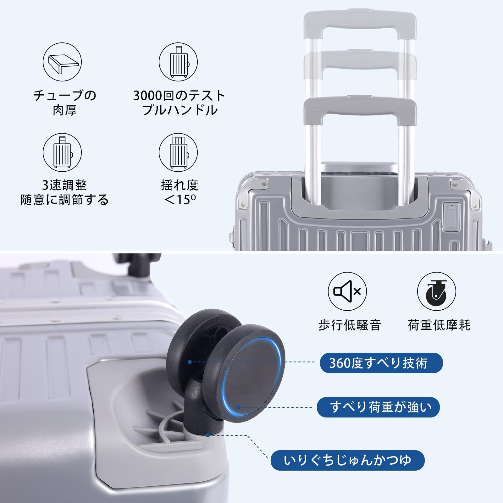 留学用スーツケース大型