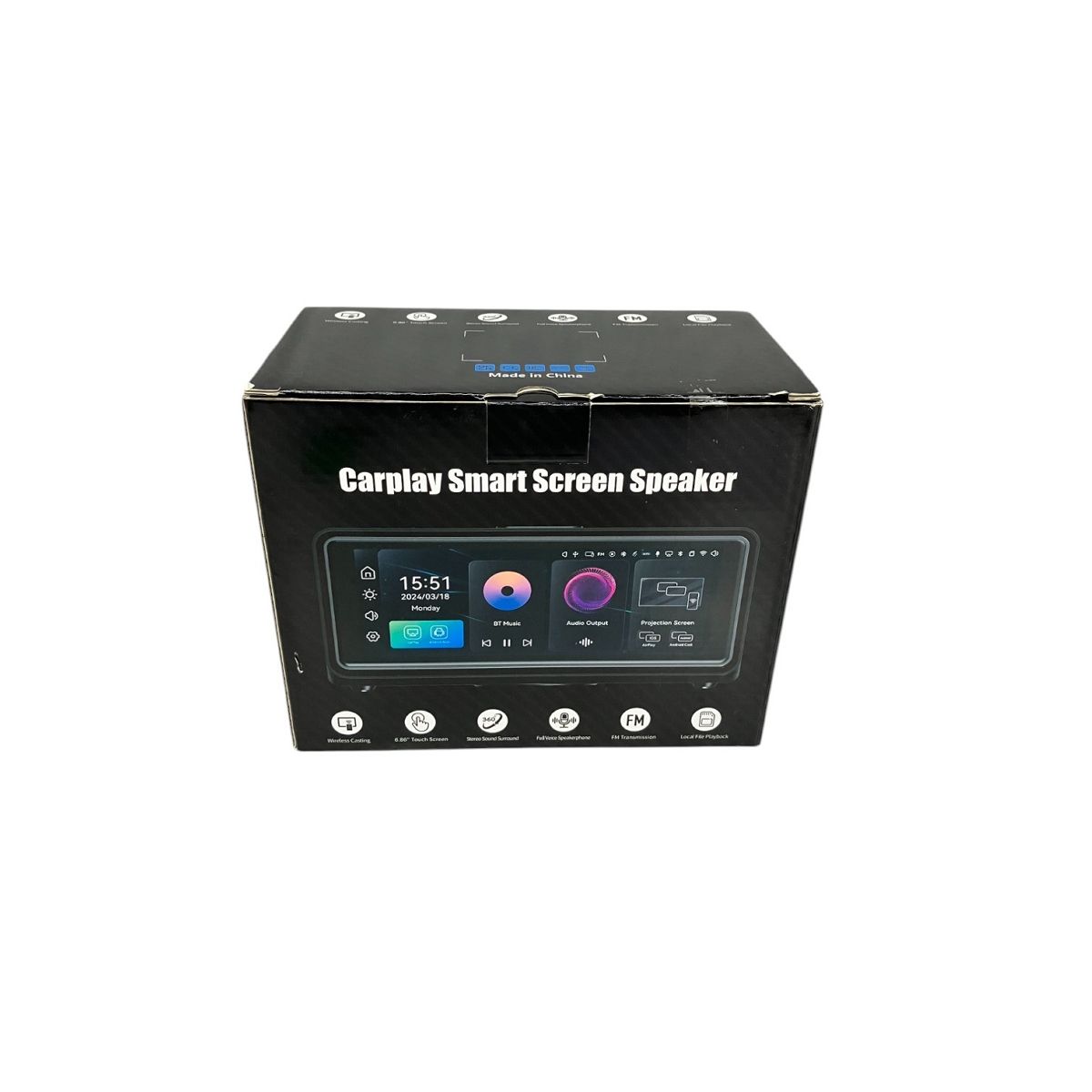 VANBAR CP02 Bluetooth カーオーディオ 6.86インチ CarPlay Android Auto Wi-Fi 12V 24V S10351575