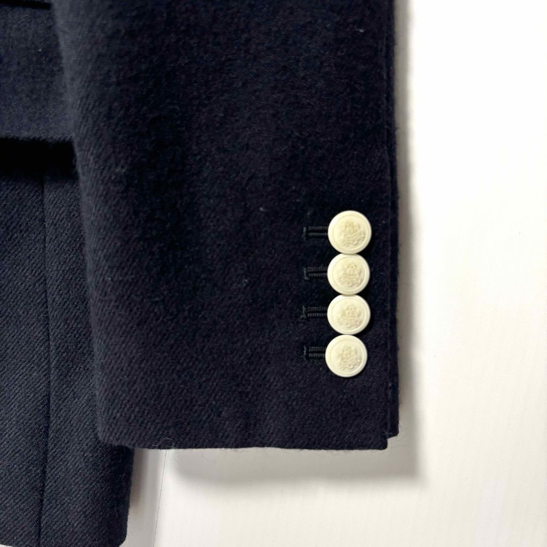 ユナイテッドアローズ 紺ブレザー テーラードジャケット 白ボタン