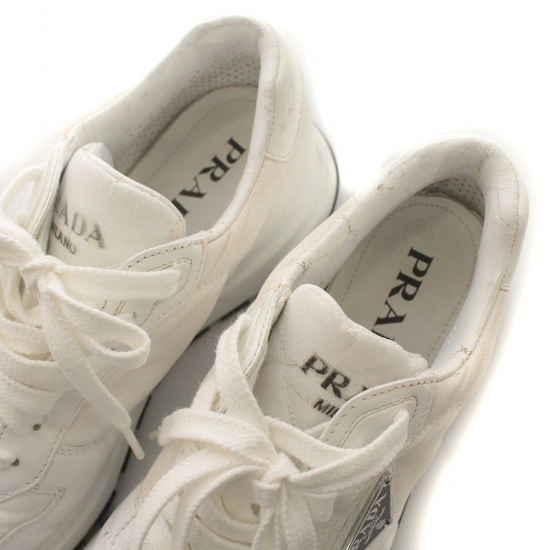 プラダ PRADA RE-NYLON リナイロン スニーカー シューズ ブラッシュド