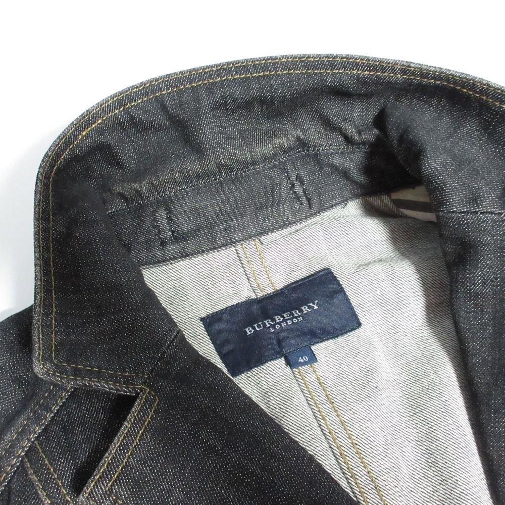 良品 BURBERRY LONDON バーバリー テーラードデニムジャケット