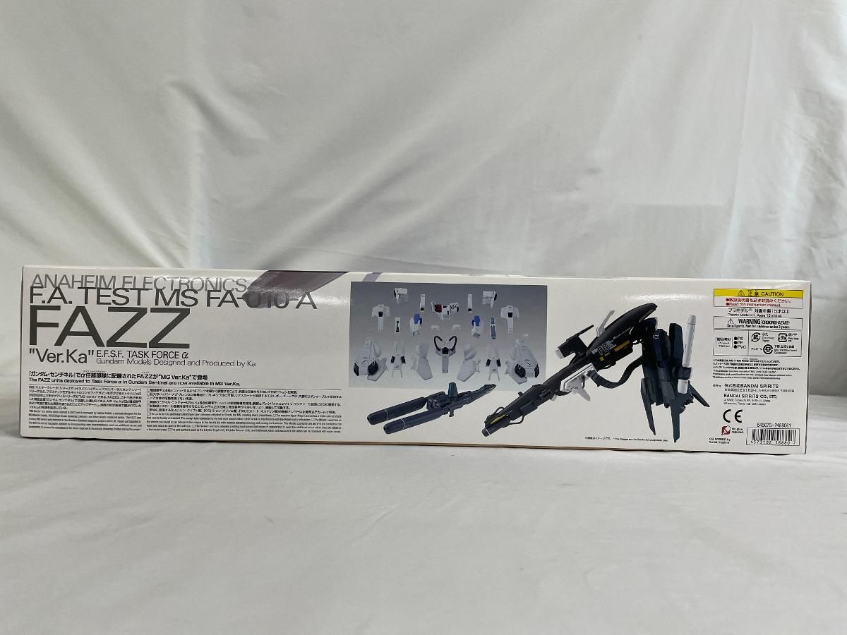 ♪ 未開封 MG 機動戦士ガンダムセンチネル FAZZ Ver.Ka 1|100スケール 色分け済みプラモデル *同梱不可