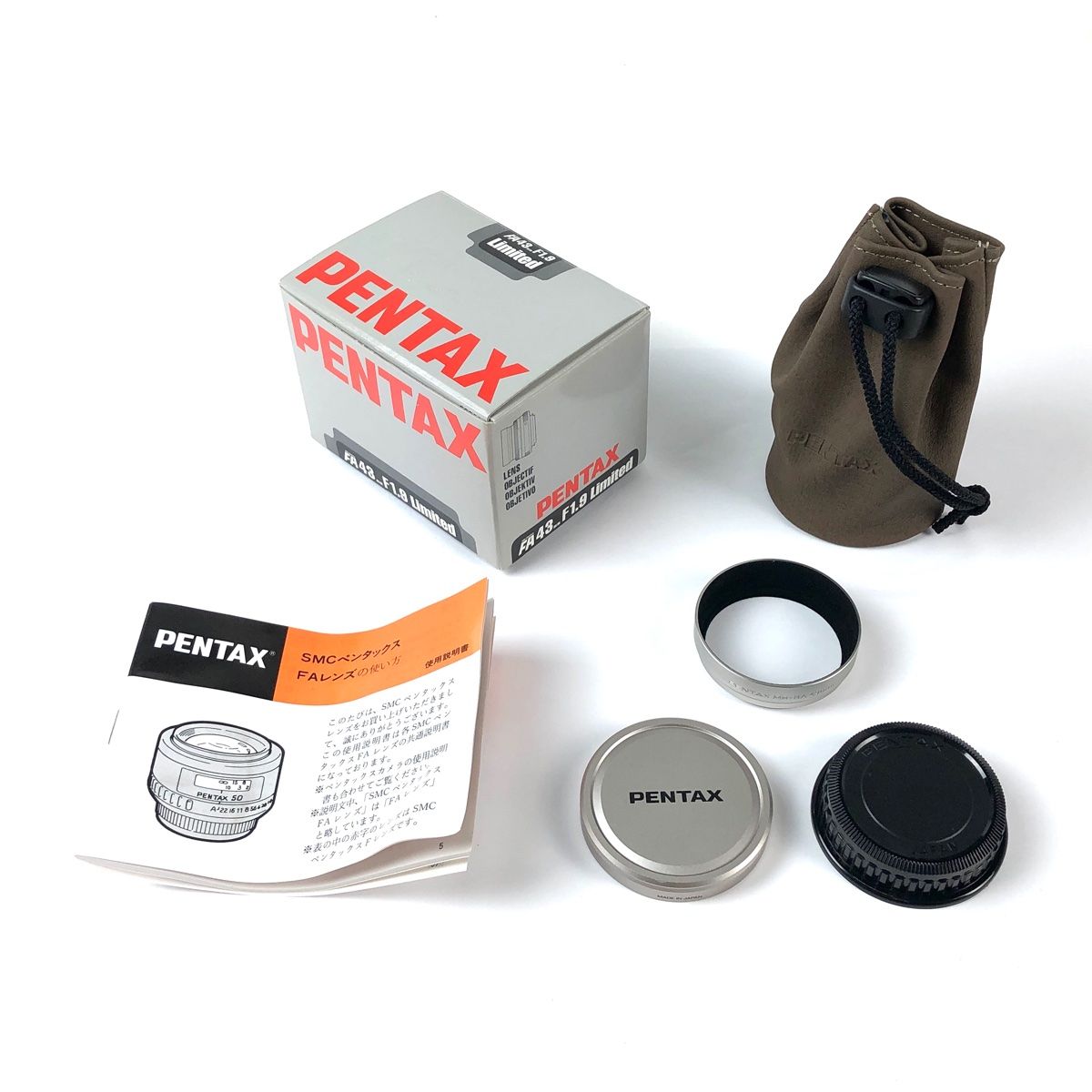 中古 smc PENTAX FA 43mmF1.9 Limited シルバー トップカメラオンライン / 【中古】 ペンタックス(pentax) FA43mmF1.9