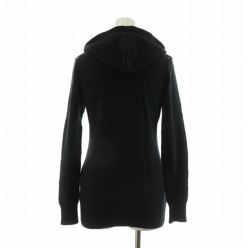 Burberry Blue Label Hoodie Iconic Logo Embroidery Black Women Size 38/S  Japan | eBay