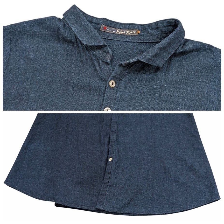 パラスパレス　インディゴ　ブラウス Pal'las Palace PallasPalace パラスパレス パームスカンパニ