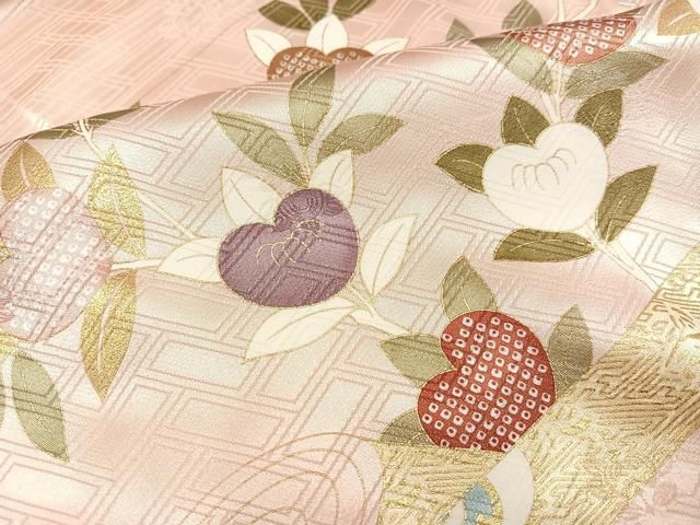 502z5〇吉澤友禅 吾妻徳穂 振袖 金駒刺繍 地紋〇成人式 結婚式 十三参り 結婚式やお呼ばれに合うfg_266の振袖レンタル｜きものカンパニー