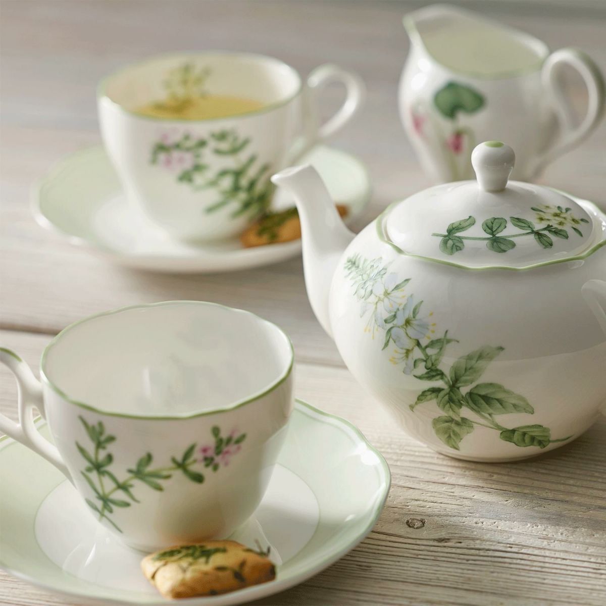 20％OFF》ノリタケイングリッシュハーブズティー・コーヒー碗皿1客 