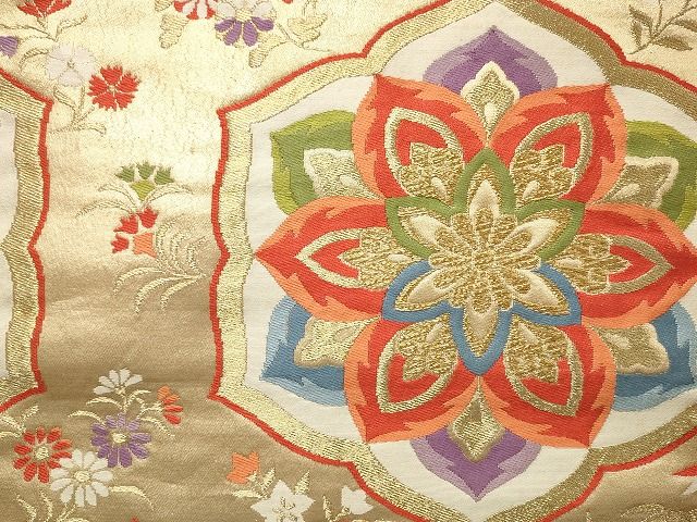 平和屋本店□袋帯 西陣 まとめて100点 向かい鶴 人物 蝶 更紗 花柄 宝