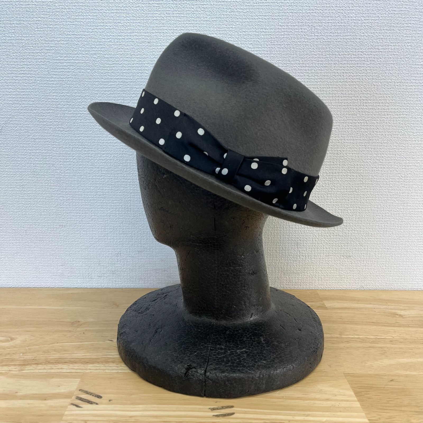 WACKO MARIA ワコマリア 中折れ ウール ハット 黒 XL WACKO MARIA × 東京HAT ROCKERS ワコマリア 中折れハット ウール