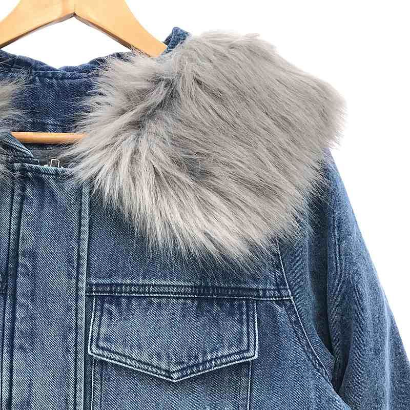 これ以上お値下げ不可☆デニム☆モッズコート☆スコットクラブ 美品】 SCOTCLUB / スコットクラブ | 着脱可ファー・ライナー付き