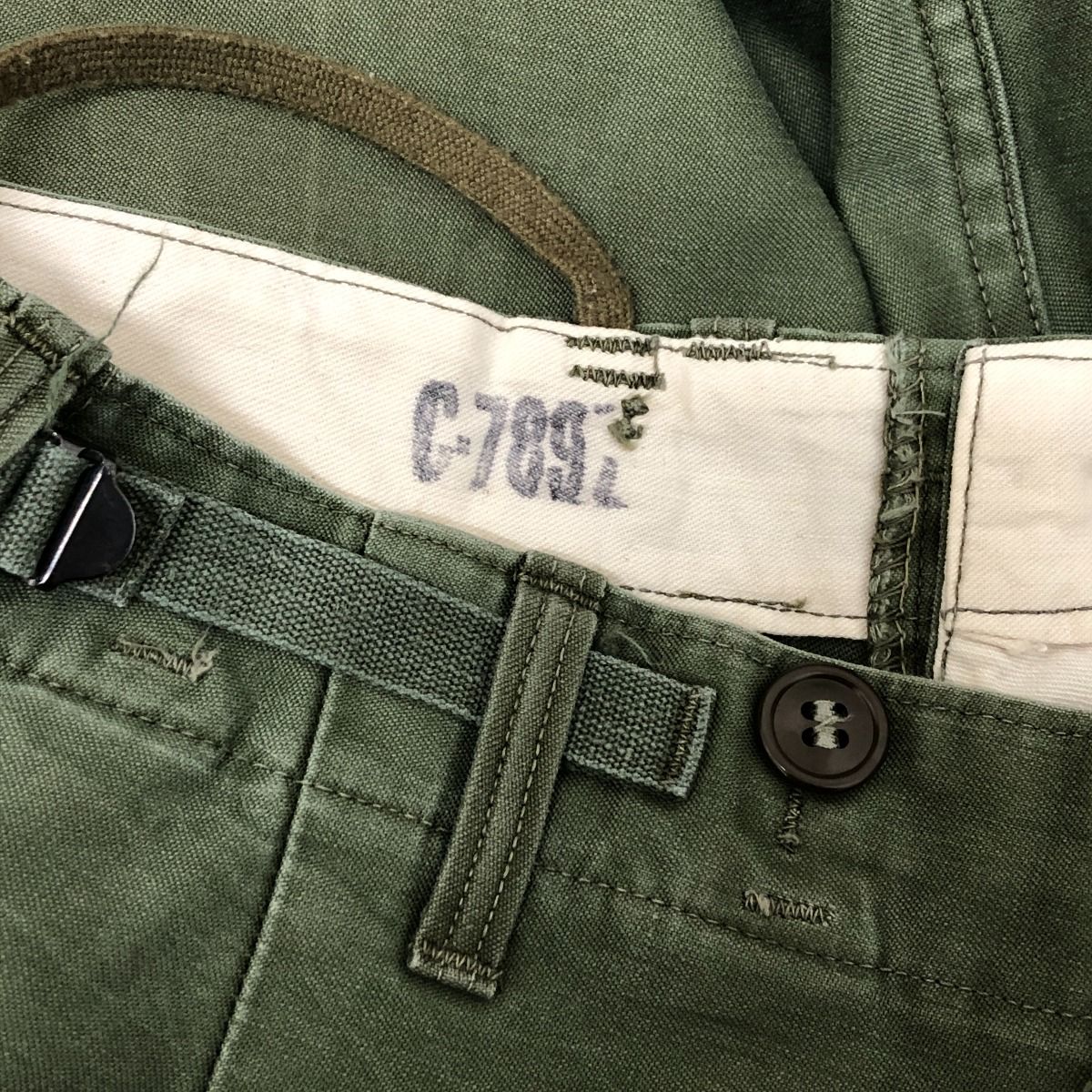 □□60s US.ARMY パンツ M-51フィールドパンツ 古着 CONMARジッパー