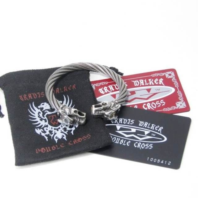 美品 TRAVIS WALKER トラヴィスワーカー ガーゴイル ケーブル バングル BGS012 GARGOYLE CABLE BANGLE ダイヤ  カスタム 30012371 メルカリShops
