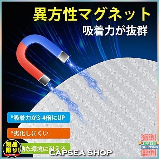 メルカリshops ドアハンドルプロテクター マグネット式 車 ドア 傷防止 Tpu