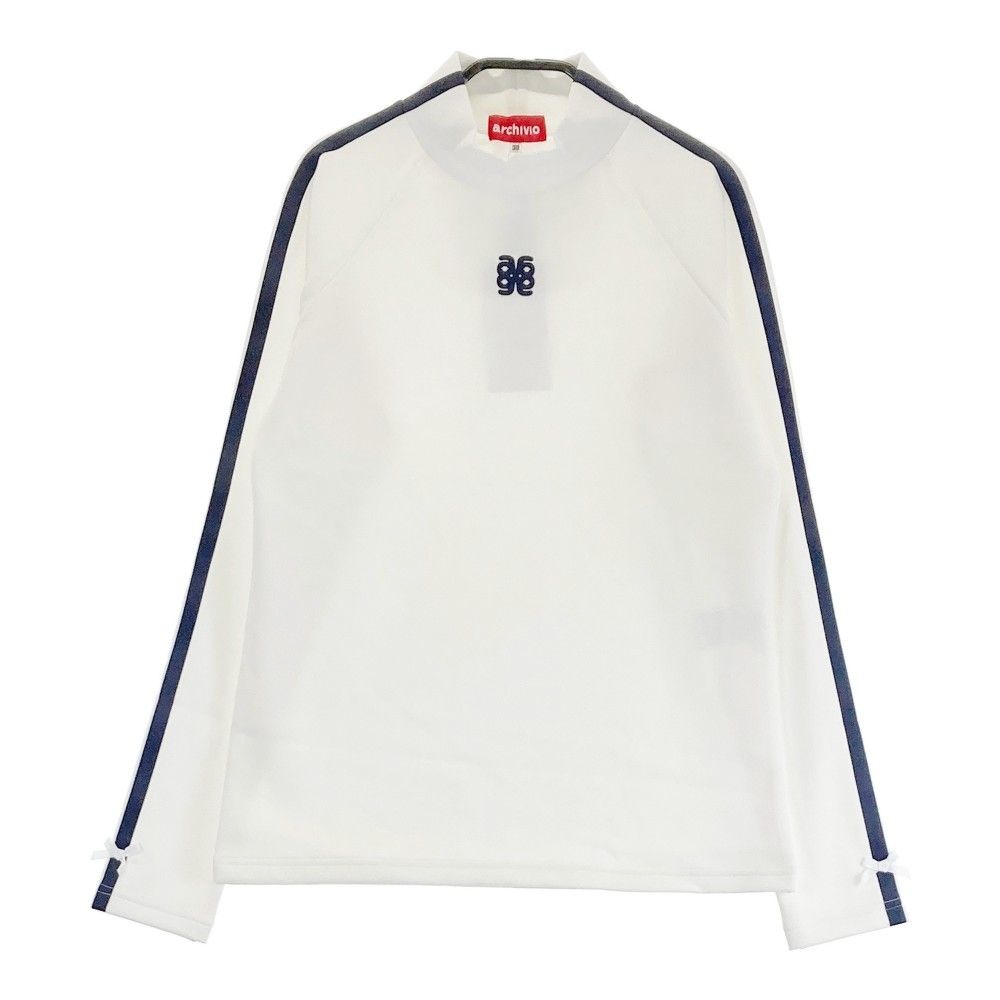 サイズ 38 ARCHIVIO アルチビオ A419819 2025年 長袖ハイネックTシャツ ホワイト系 240101345792 ゴルフウェア レディース ストスト