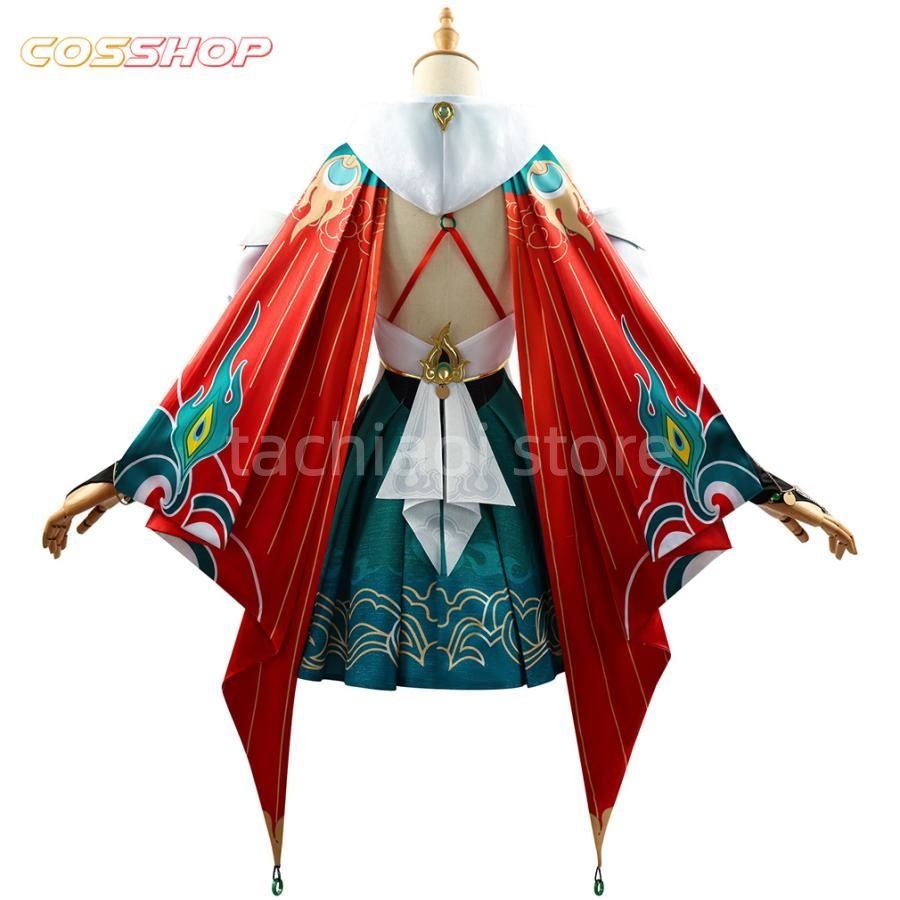 崩壊スターレイル 雲璃うんり 風 コスプレ衣装 ウィッグ 演出服 変装 仮装 二次会 イベント パーティー ハロウィン