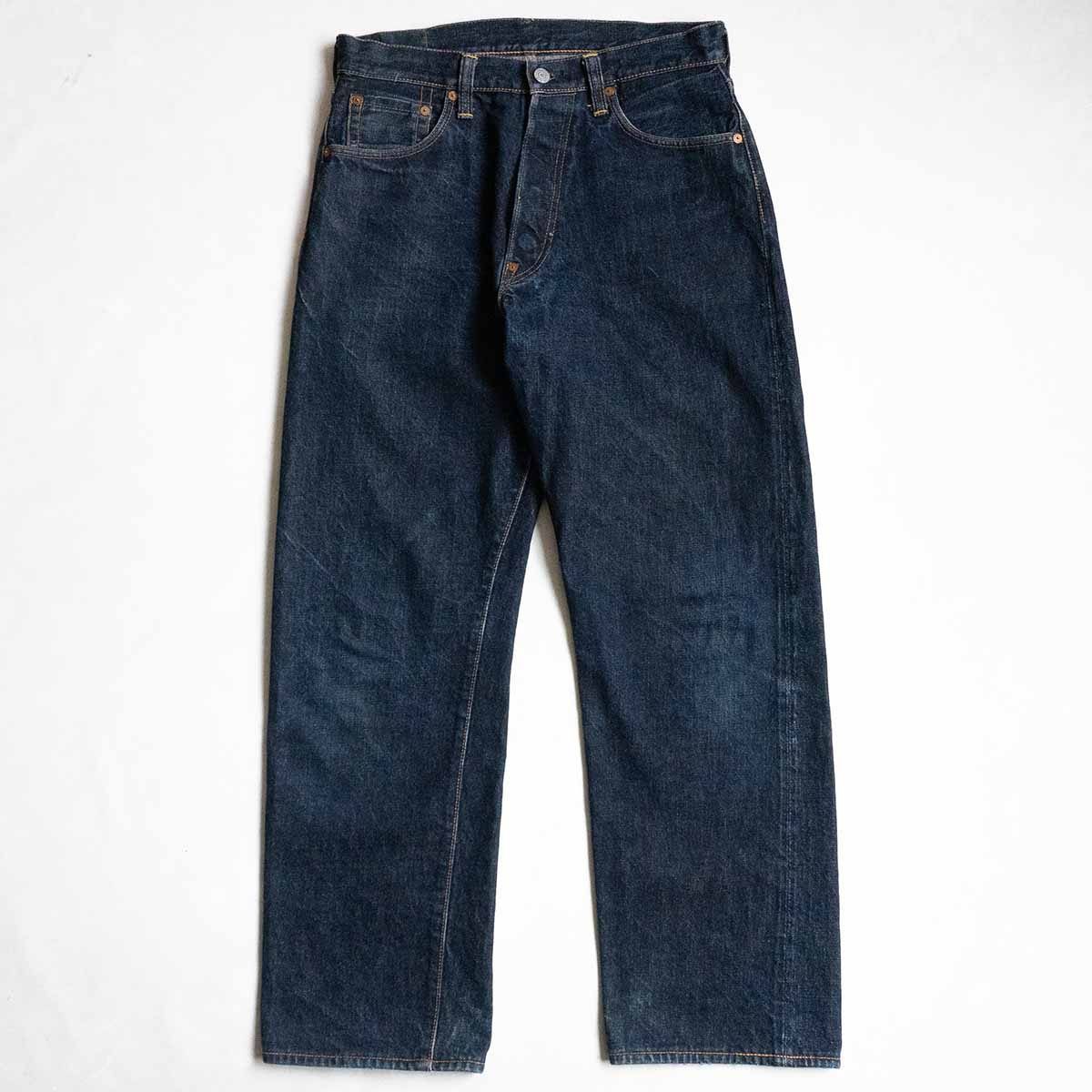 雰囲気抜群/濃紺】EVISU 【LOT.2001 デニムパンツ】32×35 エビス