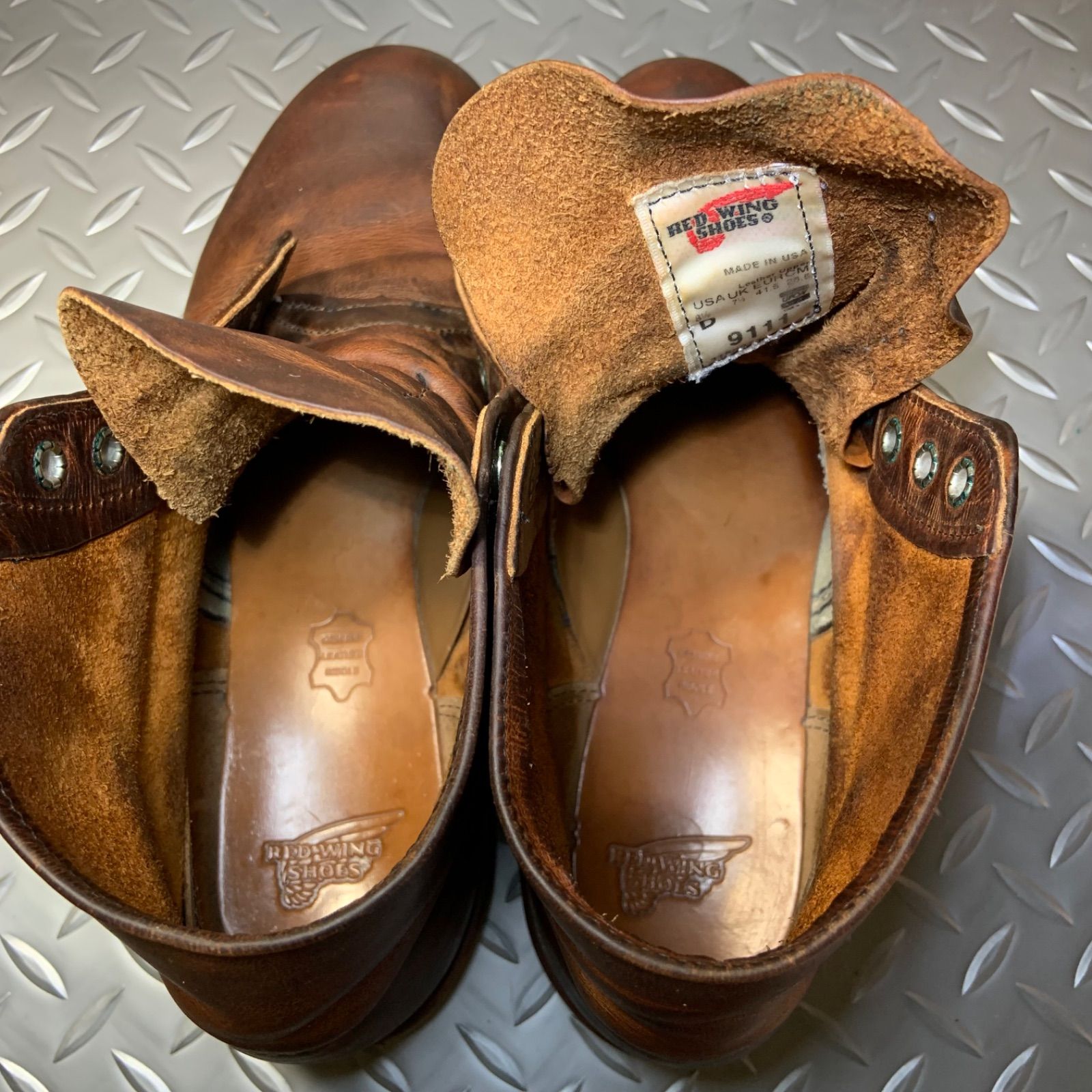 ☆REDWING 9111 ラウンドトゥワークブーツ 2011年製 US8.5D JP26.5 