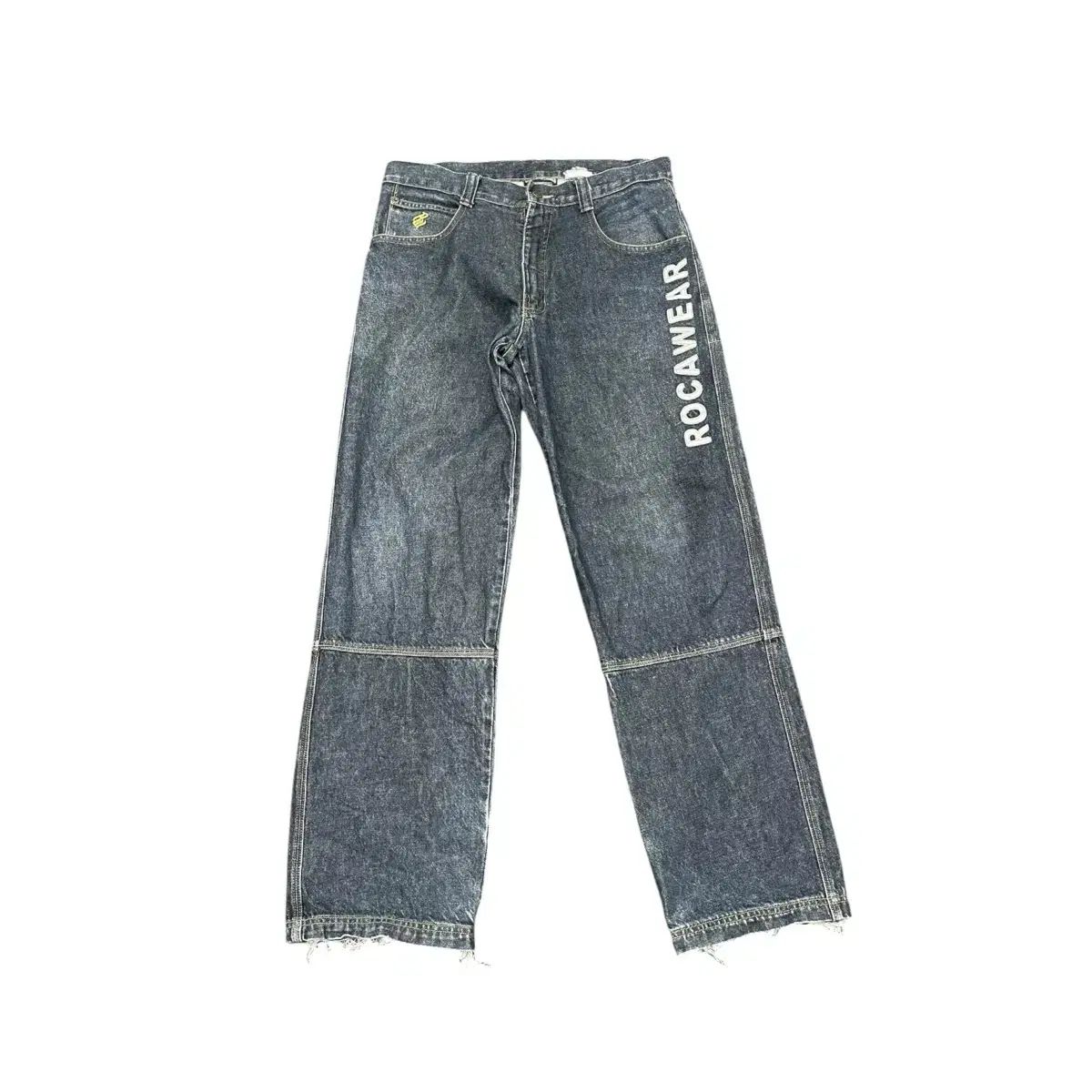 ROCAWEAR ロカウェア 濃紺 バギーデニムパンツW34 ROCAWEARロカウェア 