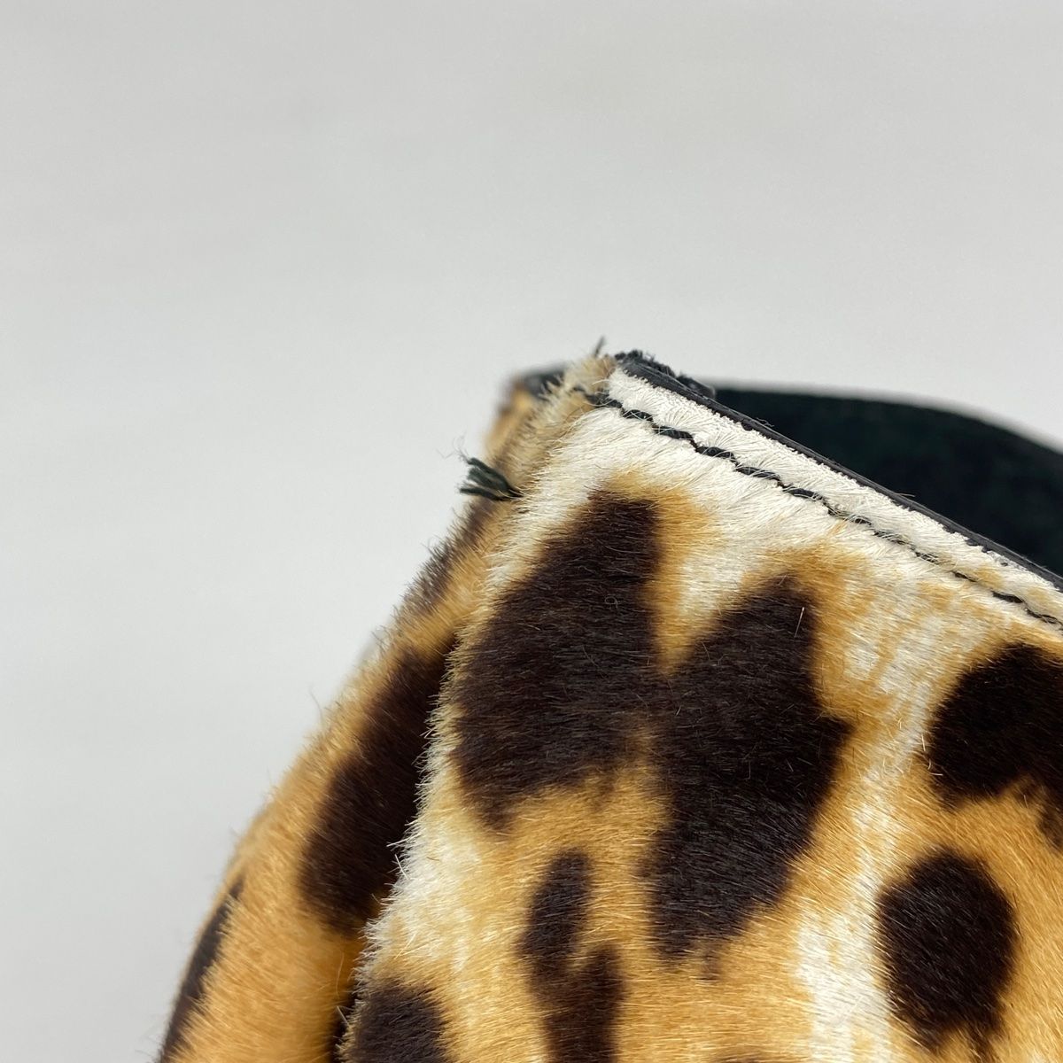 イヴ・サンローラン YVES SAINT LAURENT ロゴ トートバッグ レオパード 