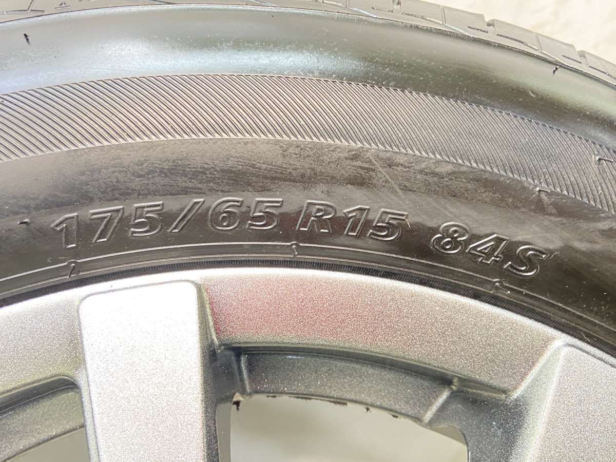 175/65R15 ブリヂストン ネクストリー GRASS 15x5.5 42 100-4穴 中古