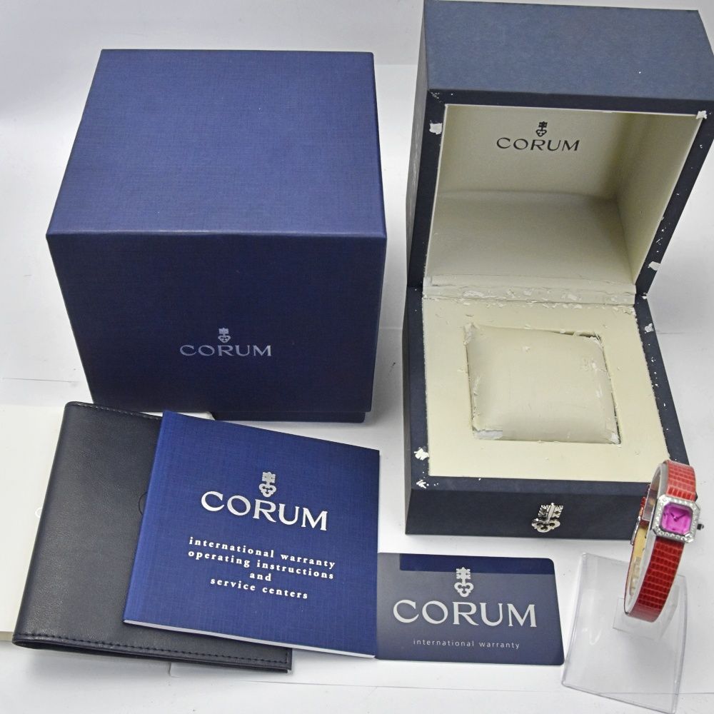 コルム CORUM 137.424.47 シュガーキューブ ダイヤベゼル