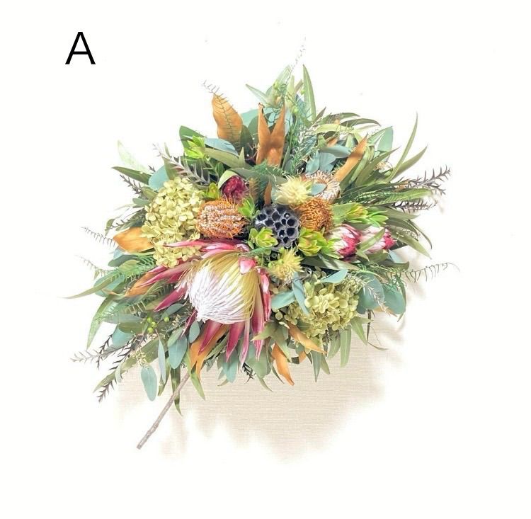 フライングリースシュガーパインコーン ホワイト ミモザフライング