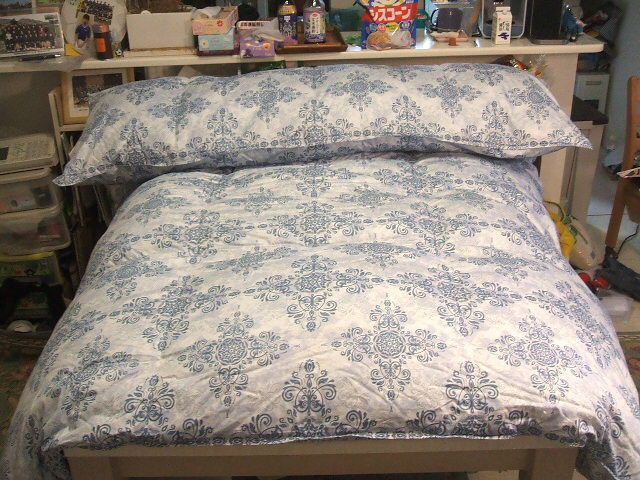 ＊五ッ星＊ロイヤル＊フランスビックダウン９３％増量１ ３キロ＊羽毛布 シングル ブルー