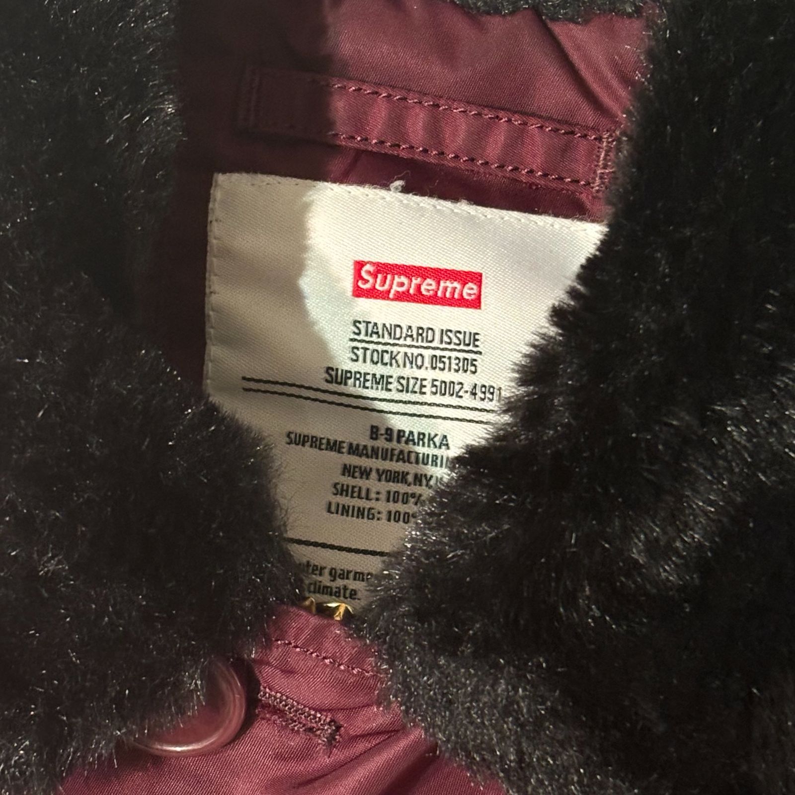 Supreme シュプリーム 13AW Flight satin B-9 parka ジャケット SIZE.M 