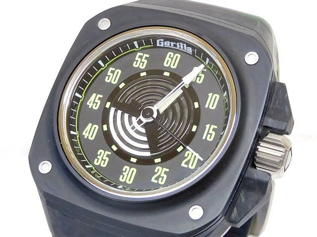 【美品・稼働品】ゴリラ GORILLA ファストバック 自動巻き 迷彩 FBY3 美品・稼働品】ゴリラ GORILLA ファストバック 自動巻き 迷彩