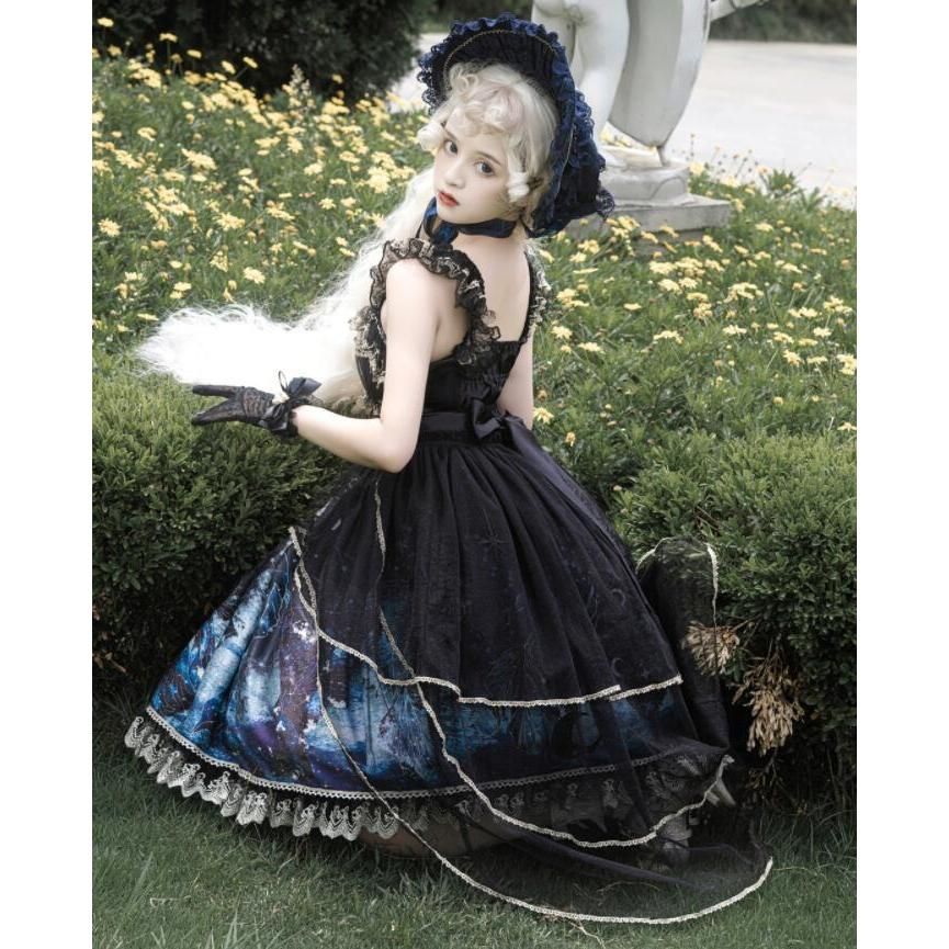 アンドロミオ　ワンピース　ロリィタ　ロリータ服　ゴスロリ　ジャンスカ黒ロリ ゴスロリブランド AND ROMEO(アンドロミオ) 超ボリュームパニエ