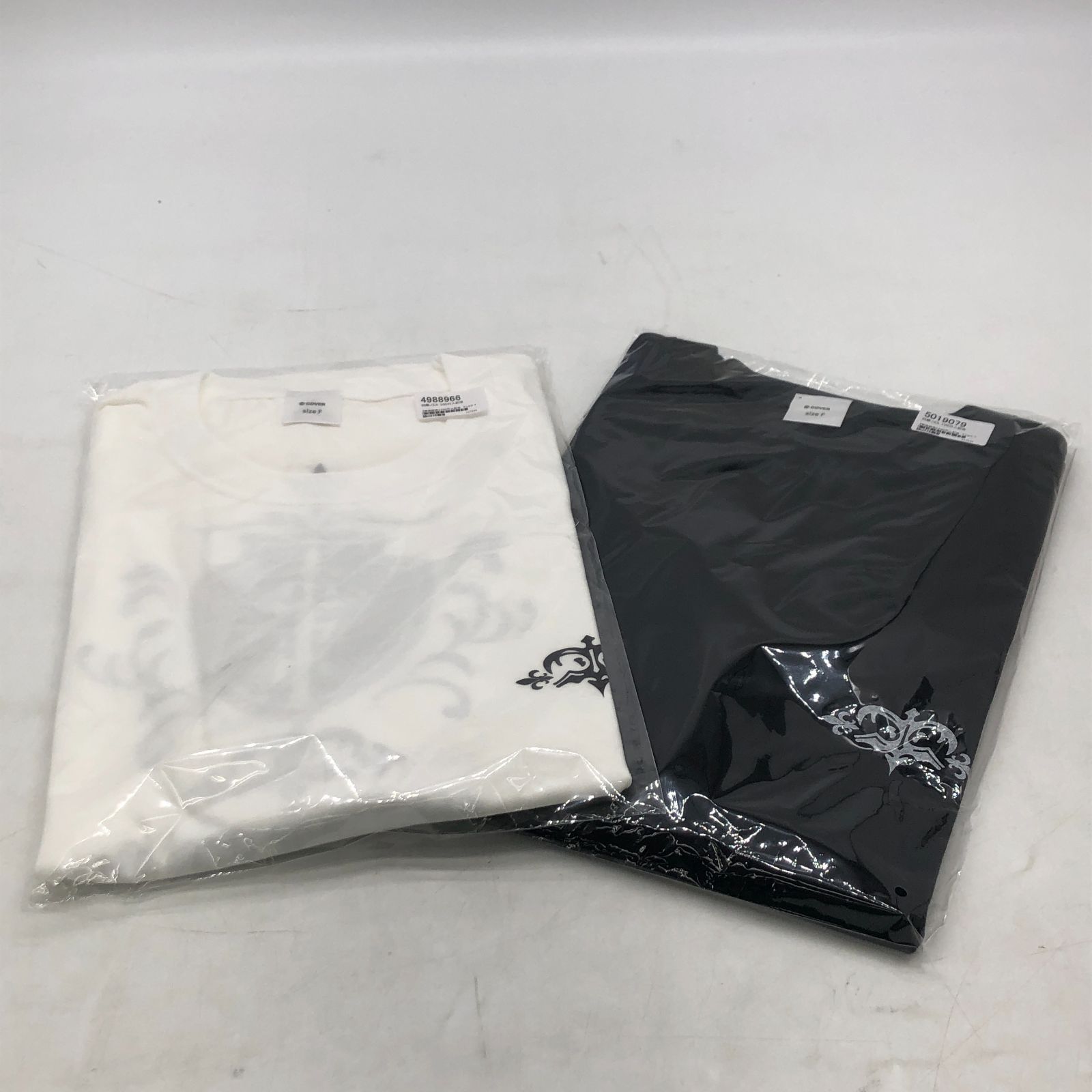 04m0395 白銀ノエル 100万人記念Tシャツ 白&黒 2点セット Fサイズ